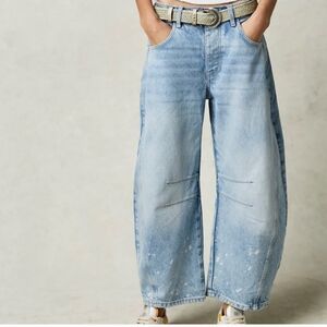 Free people good luck barrel jeans, 26
